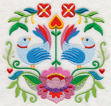 Swedish Folk Art - Birds