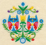 Swedish Folk Art - Owls