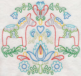 Swedish Folk Art - Dala Horse (Vintage)