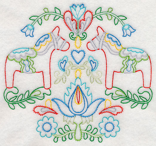 Swedish Folk Art - Dala Horse (Vintage)