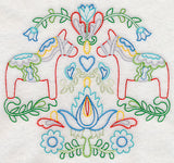 Swedish Folk Art - Dala Horse (Vintage)