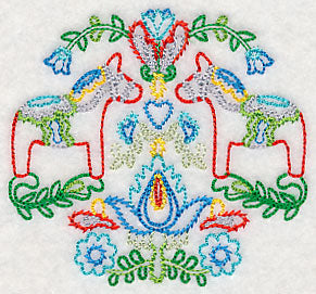 Swedish Folk Art - Dala Horse (Vintage)