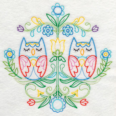 Swedish Folk Art - Owls (Vintage)