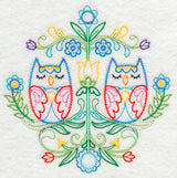 Swedish Folk Art - Owls (Vintage)