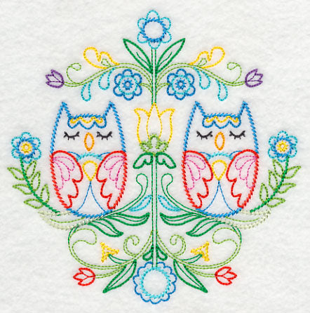 Swedish Folk Art - Owls (Vintage)