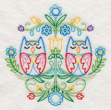 Swedish Folk Art - Owls (Vintage)