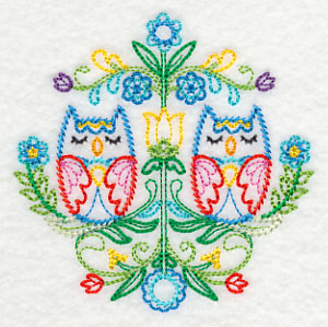 Swedish Folk Art - Owls (Vintage)