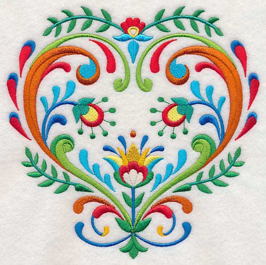 Folk Art Heart of Whimsy