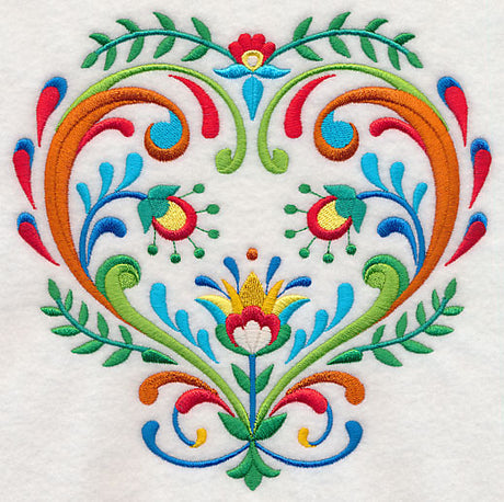 Folk Art Heart of Whimsy