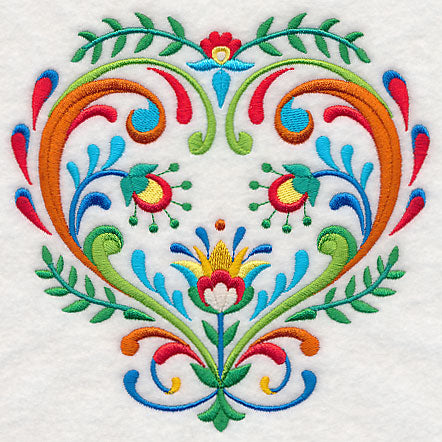 Folk Art Heart of Whimsy