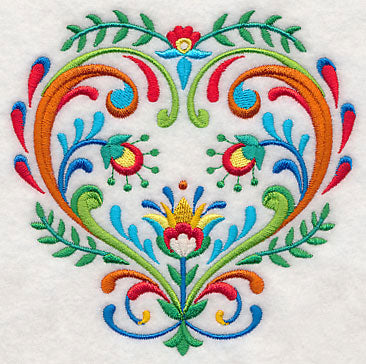 Folk Art Heart of Whimsy