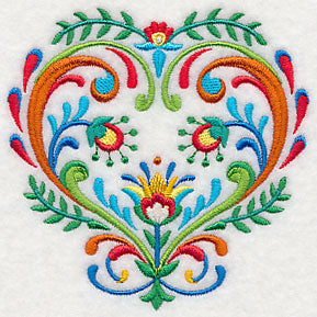 Folk Art Heart of Whimsy