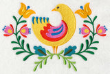 Folk Art Bird in Bloom