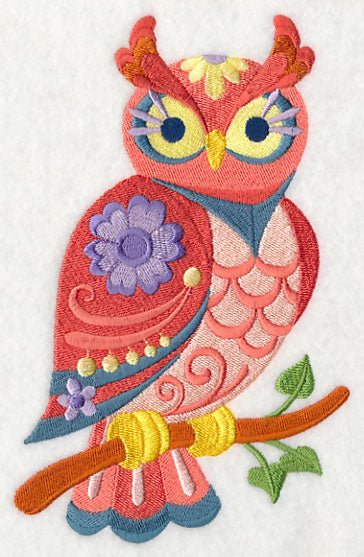 Flower Power Owl