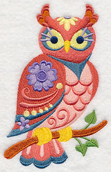 Flower Power Owl