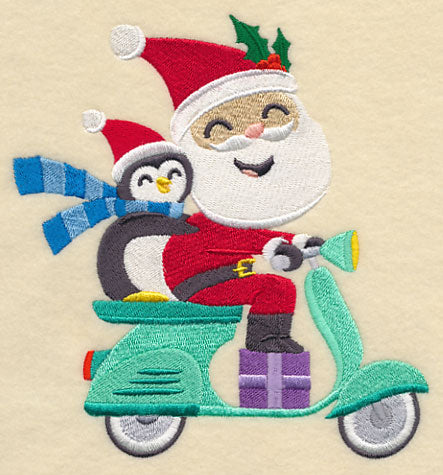 Santa on the Go Scooter
