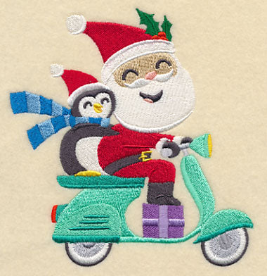 Santa on the Go Scooter