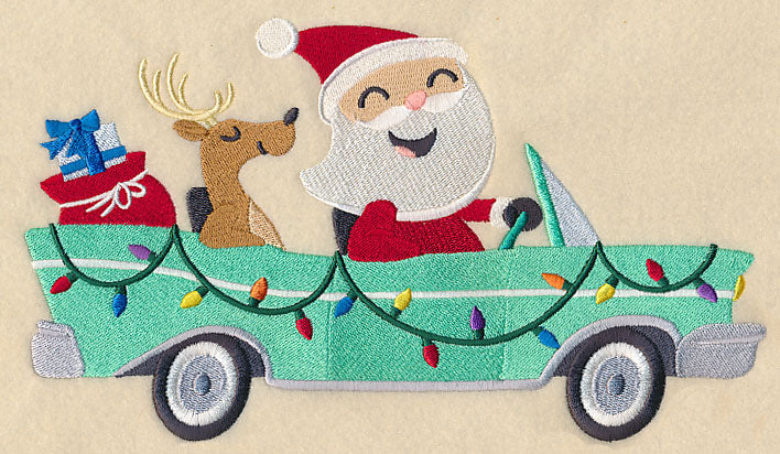 Santa on the Go Car