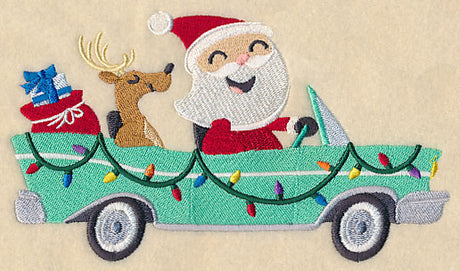 Santa on the Go Car