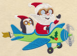 Santa on the Go Airplane