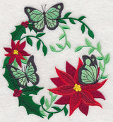 Christmas Butterfly Wreath