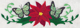 Christmas Butterfly Border