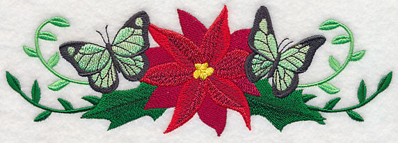Christmas Butterfly Border