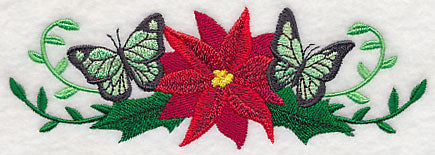 Christmas Butterfly Border