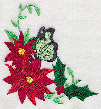 Christmas Butterfly Corner