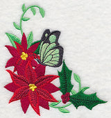 Christmas Butterfly Corner