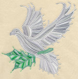 Delicate Christmas Dove