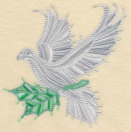 Delicate Christmas Dove