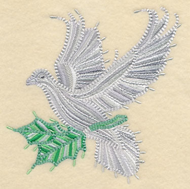 Delicate Christmas Dove
