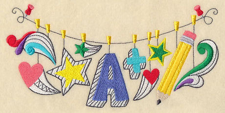 School Doodles Clothesline