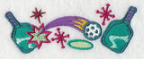 Retro Pickleball Border