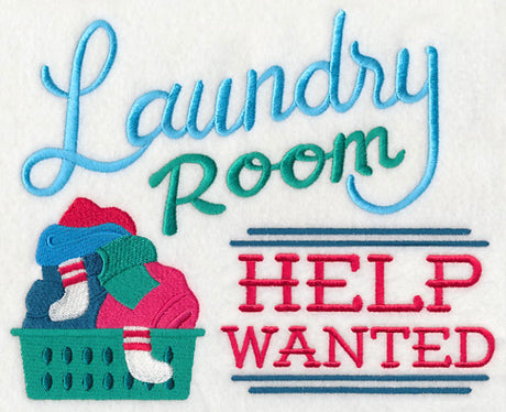 Laundry Room Help Wanted