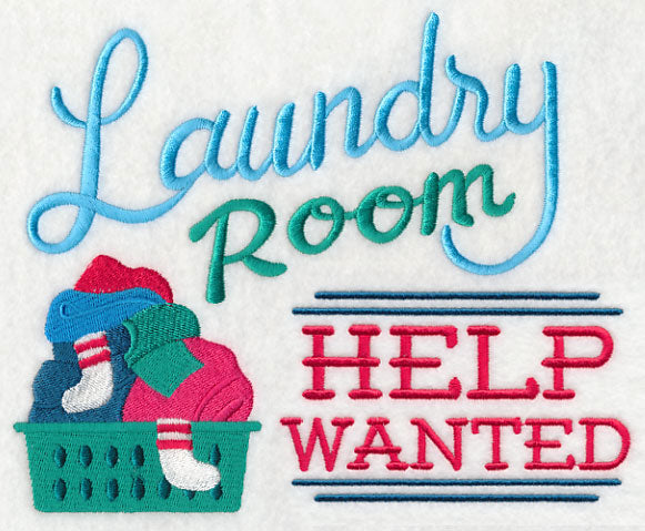 Laundry Room Help Wanted