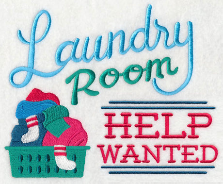 Laundry Room Help Wanted