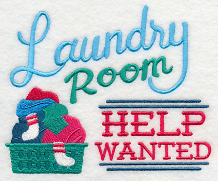 Laundry Room Help Wanted