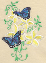 Frangipani and Butterflies