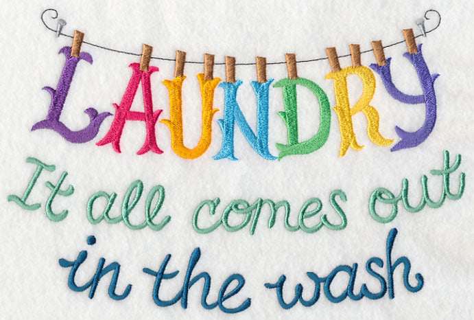 It All Comes Out in the Wash