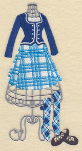 Scottish Dance Dress Form