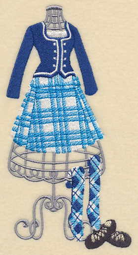 Scottish Dance Dress Form