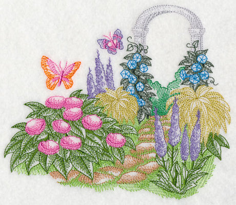 Garden Archway Serenity (Toile)