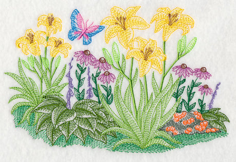 Flower Patch Serenity (Toile)