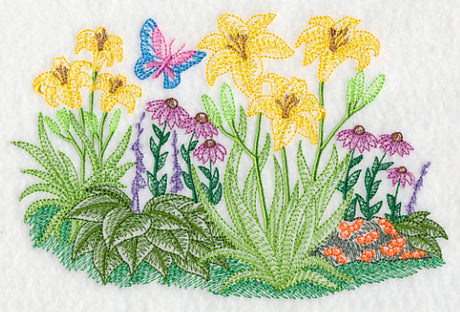 Flower Patch Serenity (Toile)