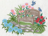 Garden Bench Serenity (Toile)