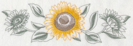 Sunflower Border (Toile)