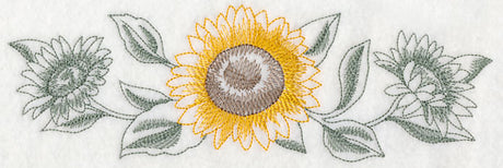 Sunflower Border (Toile)