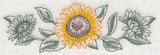 Sunflower Border (Toile)